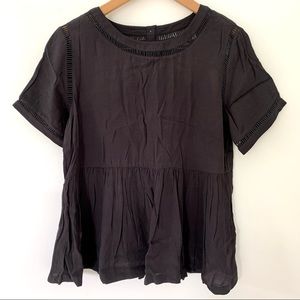 Loft NWT Gray Top Sz S